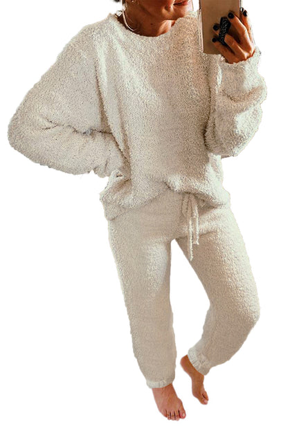 White fluffy women&
