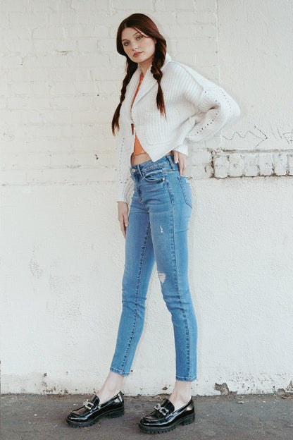 Destructed Skinny Jeans