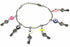 Silver Hestia Age Old Charms bracelet with intricate silver charms and adjustable chain on a neutral background.