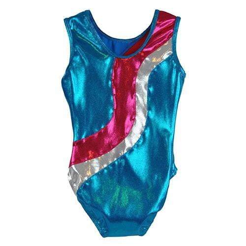 Obersee Girls Gymnastics Leotard by Orchid Eros, one-piece athletic activewear for kids with colorful patterns and comfortable fit.