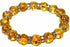 Dandelion Yellow Sparkle Bracelet by Silver Hestia featuring shimmering yellow beads and delicate silver accents.