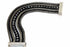 Silver Hestia rope style dazzling cocktail bracelet with intricate chain links and sparkling accents, stylish jewelry for special occasions.