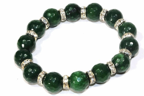 Silver Hestia Agate and pave charms yoga bracelet featuring colorful agate beads and sparkling metal accents.