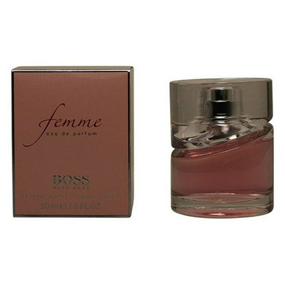 Women’s Boss Femme Hugo Boss EDP perfume bottle, showcasing elegant packaging for bodycare fragrance by Bigbuy.