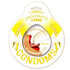 Viridian Leto Endurance Condoms Banana flavor, 3-pack, showing colorful condom packaging with banana illustrations.