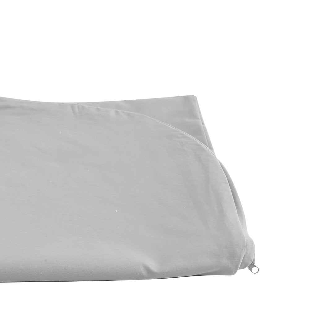 Ultramarine Dione maternity pregnancy pillow case, soft fabric for nursing and sleeping body support, in neutral color.