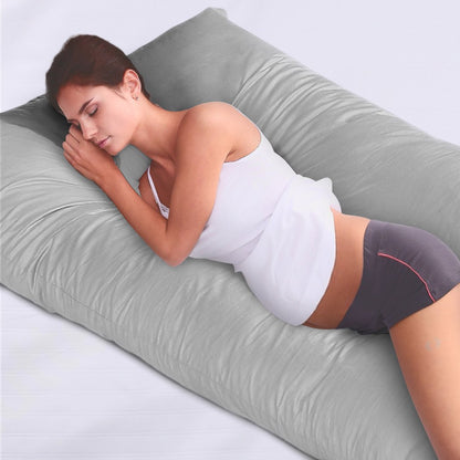 Ultramarine Dione maternity pregnancy pillow case in soft fabric, designed for nursing and body support during pregnancy and feeding.