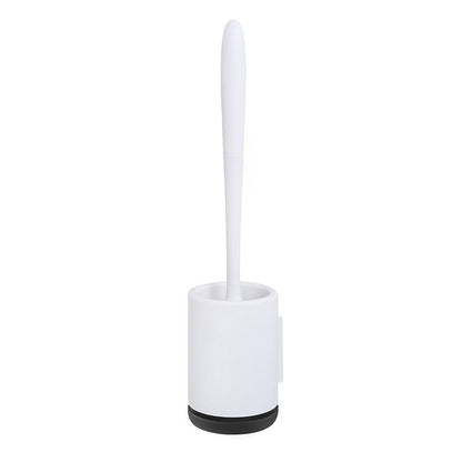 Teal Simba free punching bathroom floor cleaning head brush with sturdy handle for effective bathroom floor scrubbing.