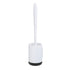 Teal Simba free punching bathroom floor cleaning head brush with sturdy handle for effective bathroom floor scrubbing.