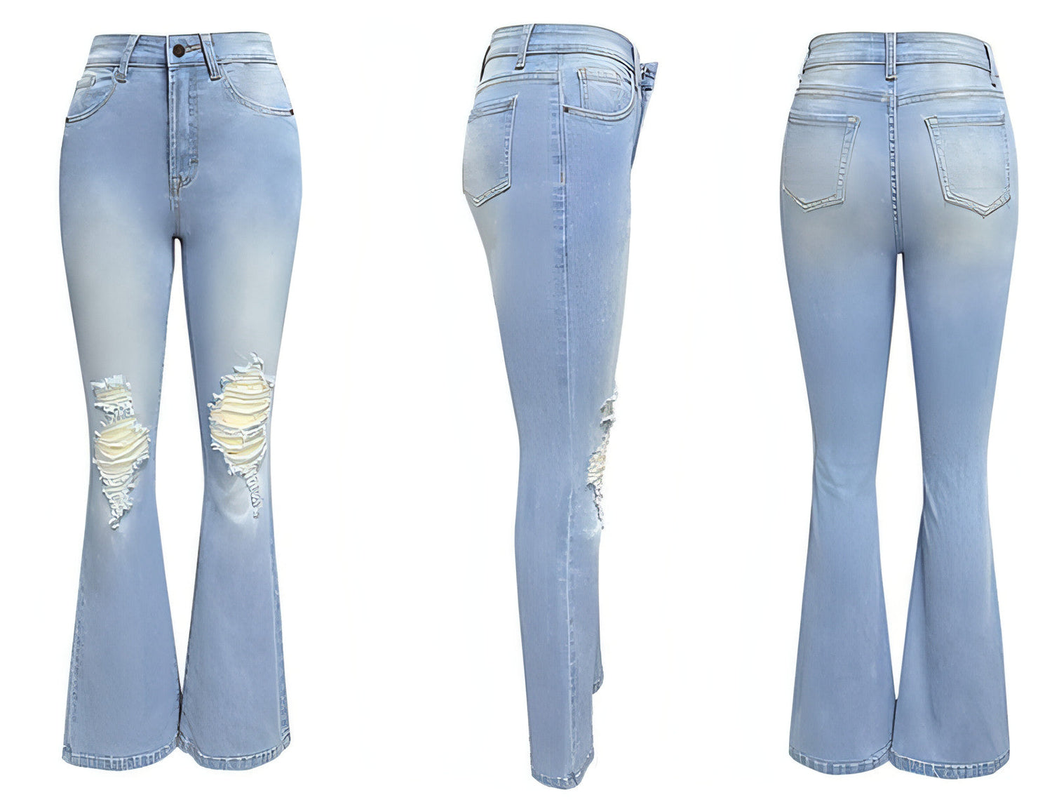 Carmine Juneberry UrbanEase™ wide-leg jeans for women, featuring a relaxed fit and classic denim style.