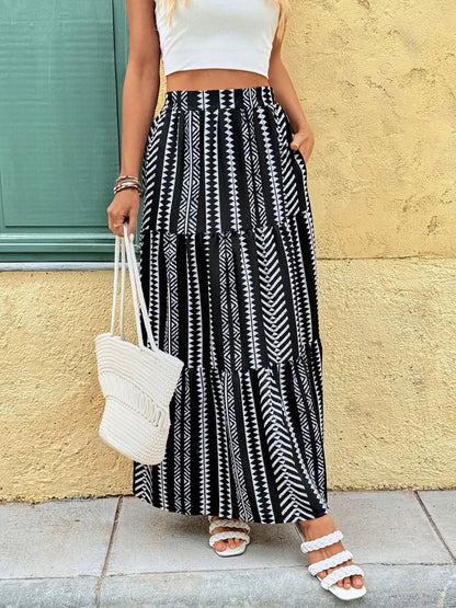 Printed high waist skirt from Ruby Styx, women&