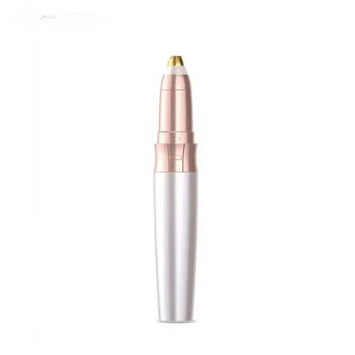 Maroon Asteria electric eyebrow trimmer, USB rechargeable hair removal razor with portable design for precise grooming.