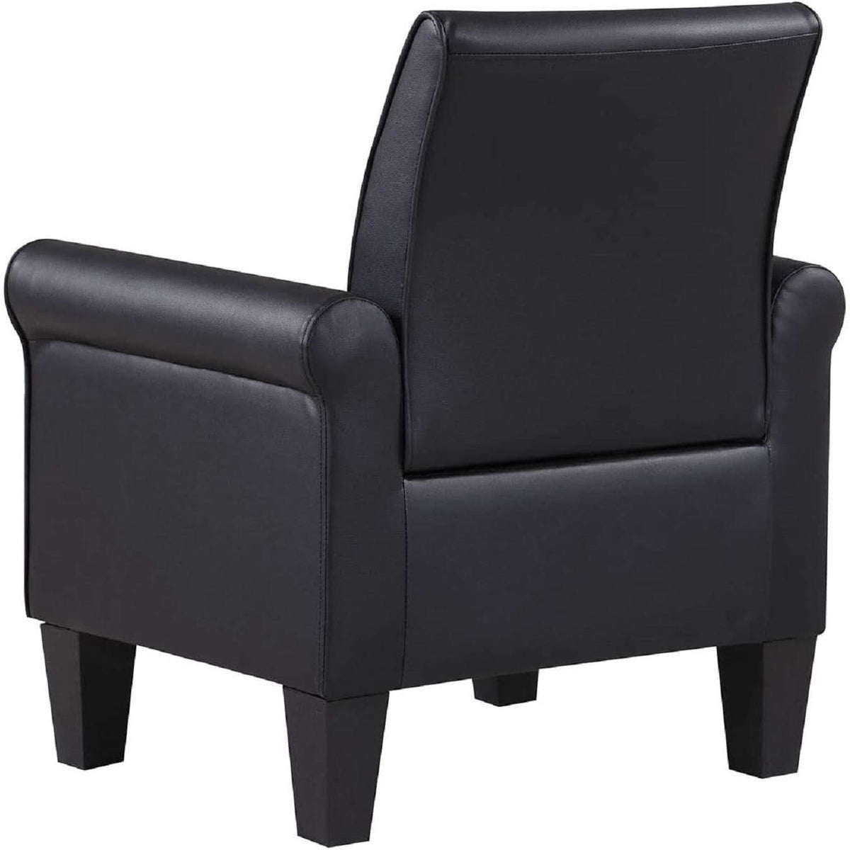 Black Accent Chair Modern Design For Living Room Furniture