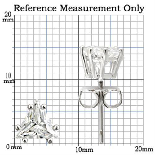 Rhodium 925 sterling silver earrings with AAA grade cubic zirconia stones from Turquoise Tiger.