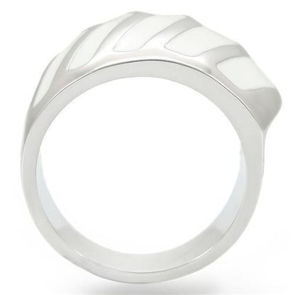 Rhodium brass ring with no stone from Turquoise Tiger, simple and stylish jewelry accessory featuring a sleek band design.