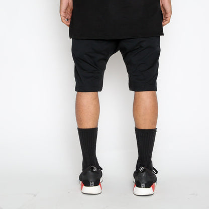 Leather front moto shorts by Lime Milo featuring a sleek design and stylish front detailing, perfect for edgy casual wear.