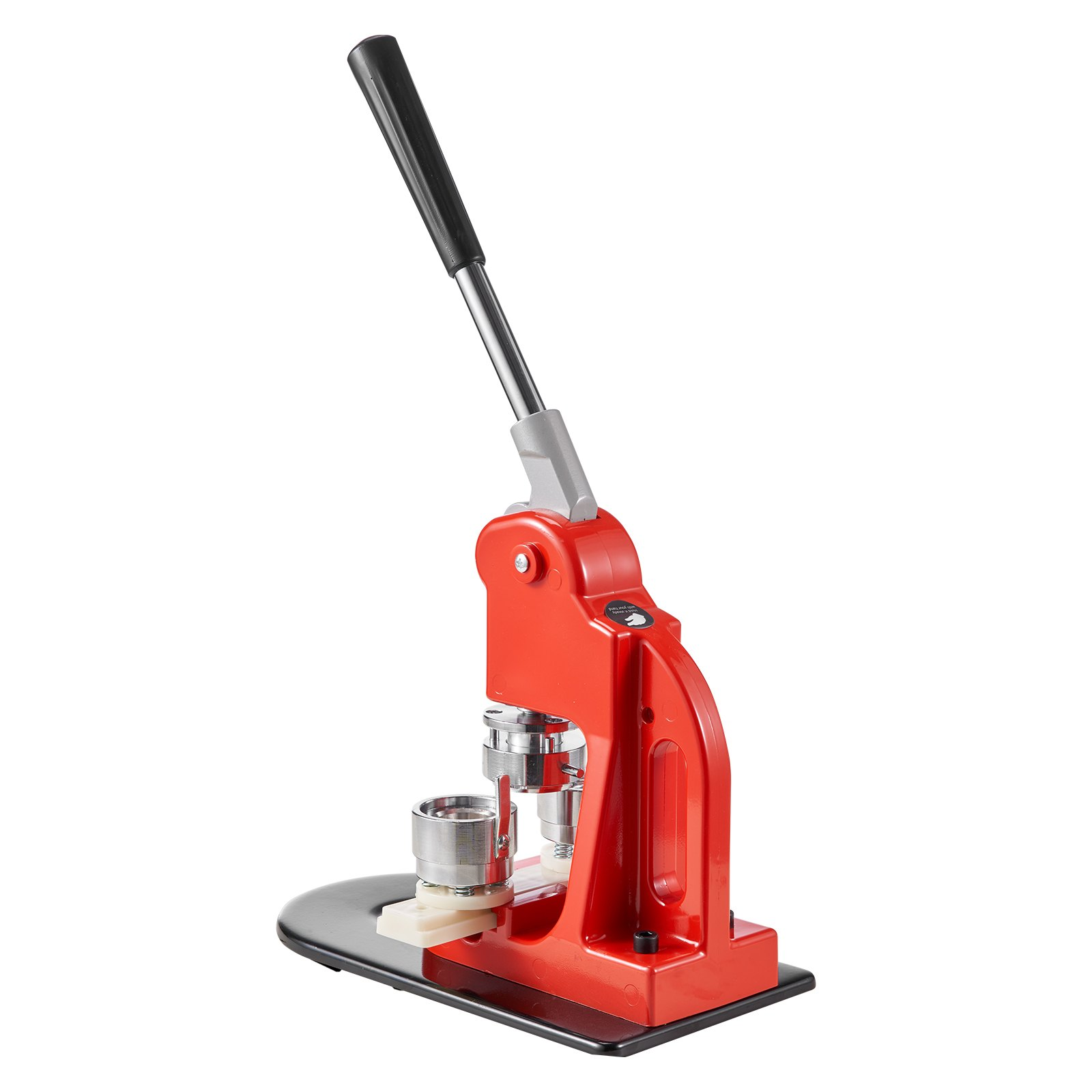 Start2Finish VEVOR 32mm button maker machine with badge punch press, 500 button parts, circle cutter, and magic book for DIY crafts.