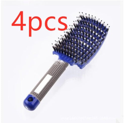 Anti-knot CJDropshipping hairbrush for women, detangling brush with ergonomic handle, ideal for smooth, tangle-free hair.