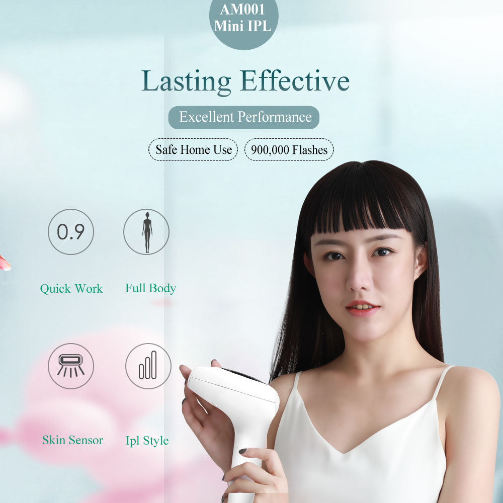 Maroon Asteria hair removal laser epilator for permanent hair reduction, featuring a sleek handheld photoepilator device.
