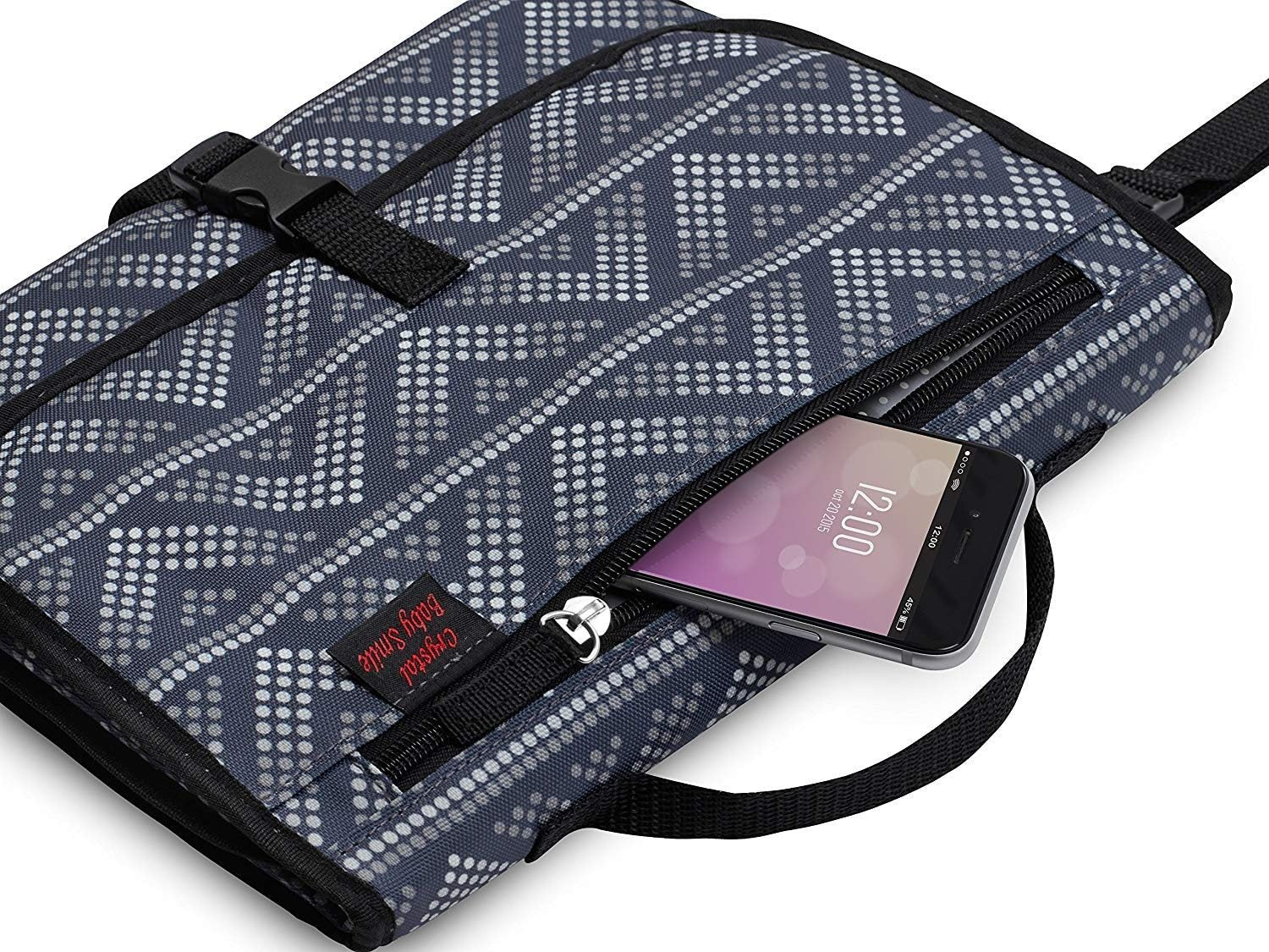 Maroon Asteria baby changing diaper bag with multiple pockets and adjustable straps, designed for parenthood and accessories.