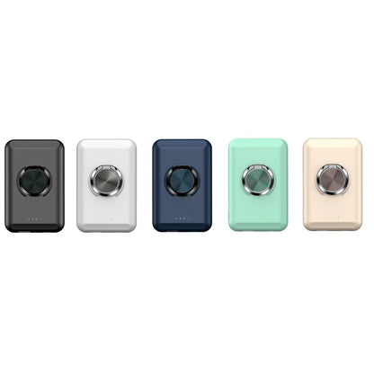 Salmon Lucky wireless magnetic charger and power bank for iPhone 12 with sleek design and built-in magnetic attachment.