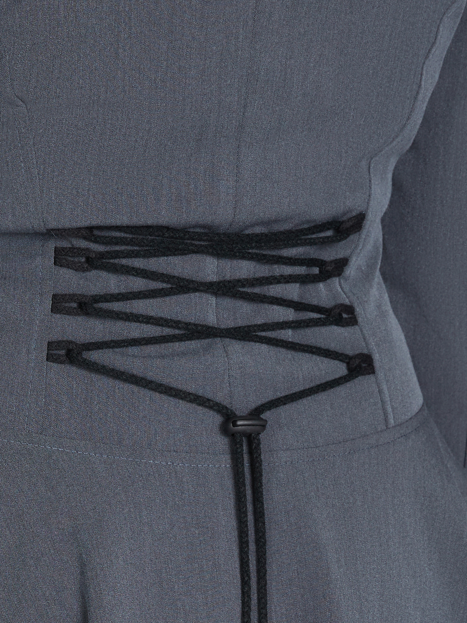 Grey Rose Eleusis double-breasted skater coat for spring and summer, stylish jackets and coats with a classic design.