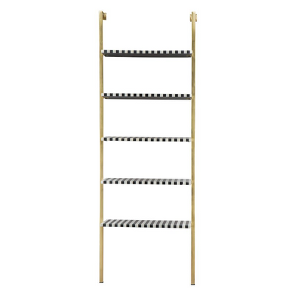 Start2Finish Zebra Shelf in multicolor, modern furniture piece with a zebra design and multiple storage compartments.