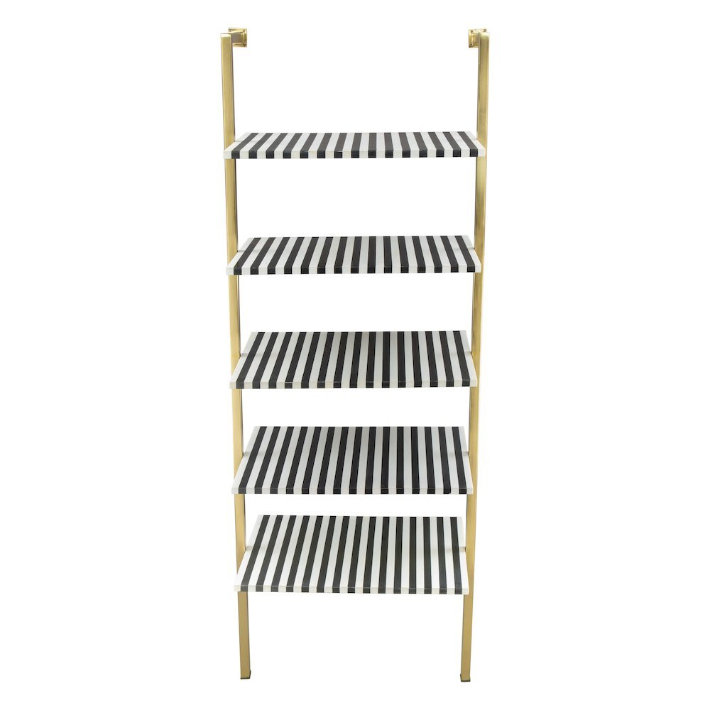 Multicolor Zebra Shelf by Start2Finish, a modern furniture piece with a playful zebra design and vibrant colors for stylish storage.