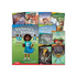 Set of 10 Grade 5 literary text books from Start2Finish, featuring colorful covers and engaging educational content.