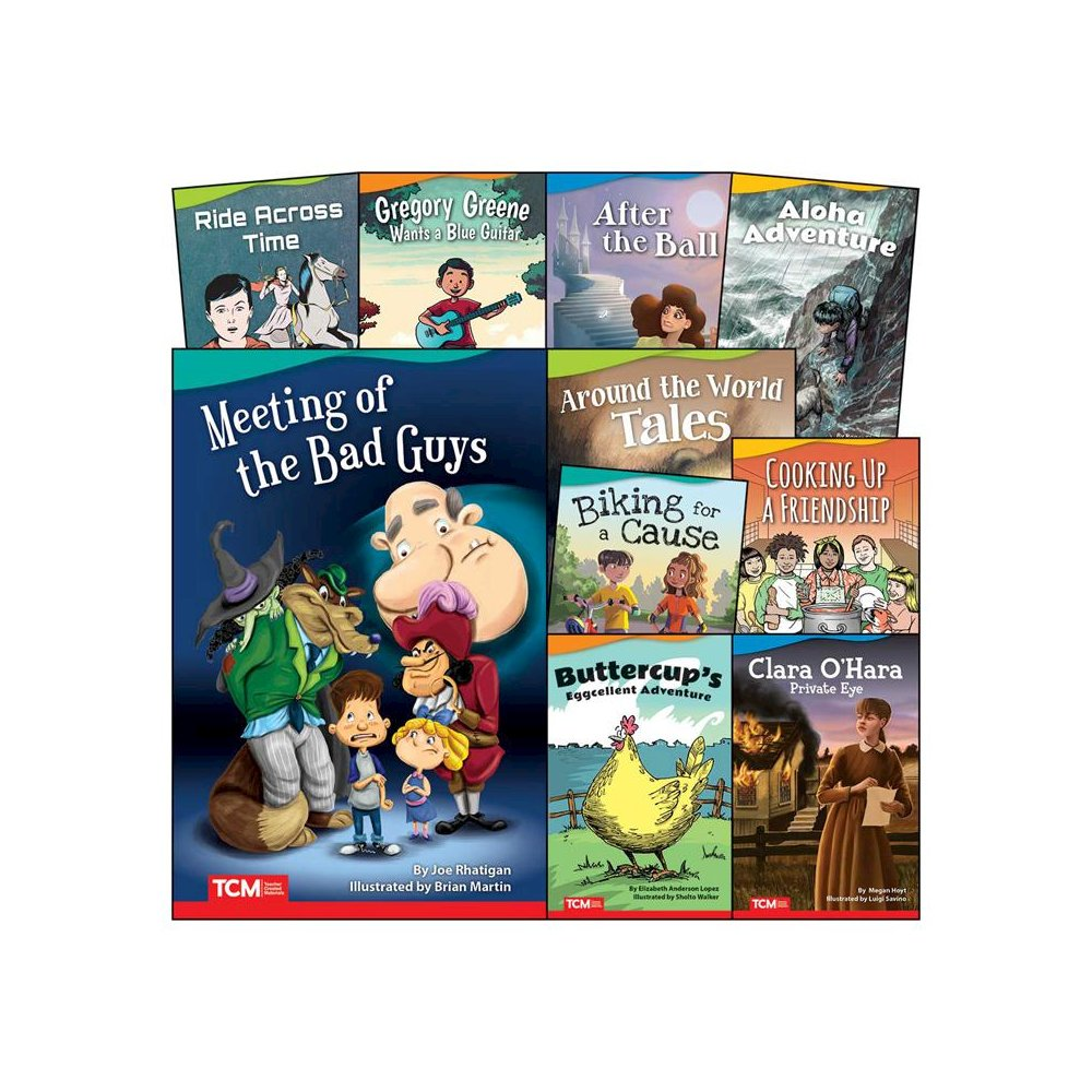 Start2Finish Grade 4 Literary Text Set 1 featuring 10 educational books for fourth-grade reading and literacy development.