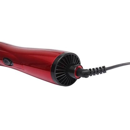 Maroon Asteria Two-in-one Constant Hot Air Automatic Hair Comb for easy, quick hair styling and smoothing.