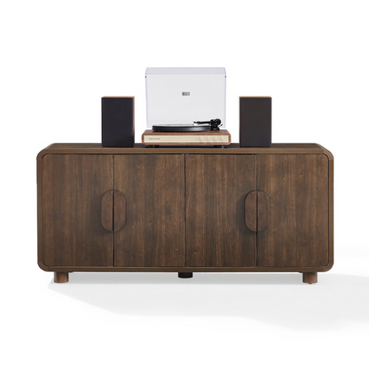 Start2Finish Millie Sideboard with sleek wooden finish, featuring multiple storage compartments and modern design.