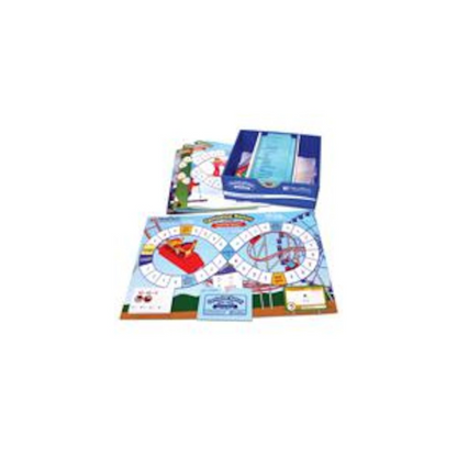 Start2Finish Mastering Math Skills Games Class Pack Grade 5 books with colorful activity pages for math practice and learning.