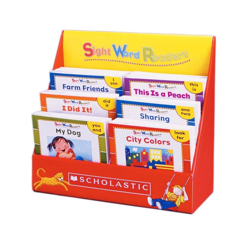Start2Finish Sight Word Readers Set of educational books with colorful pages and simple words for early reading practice.