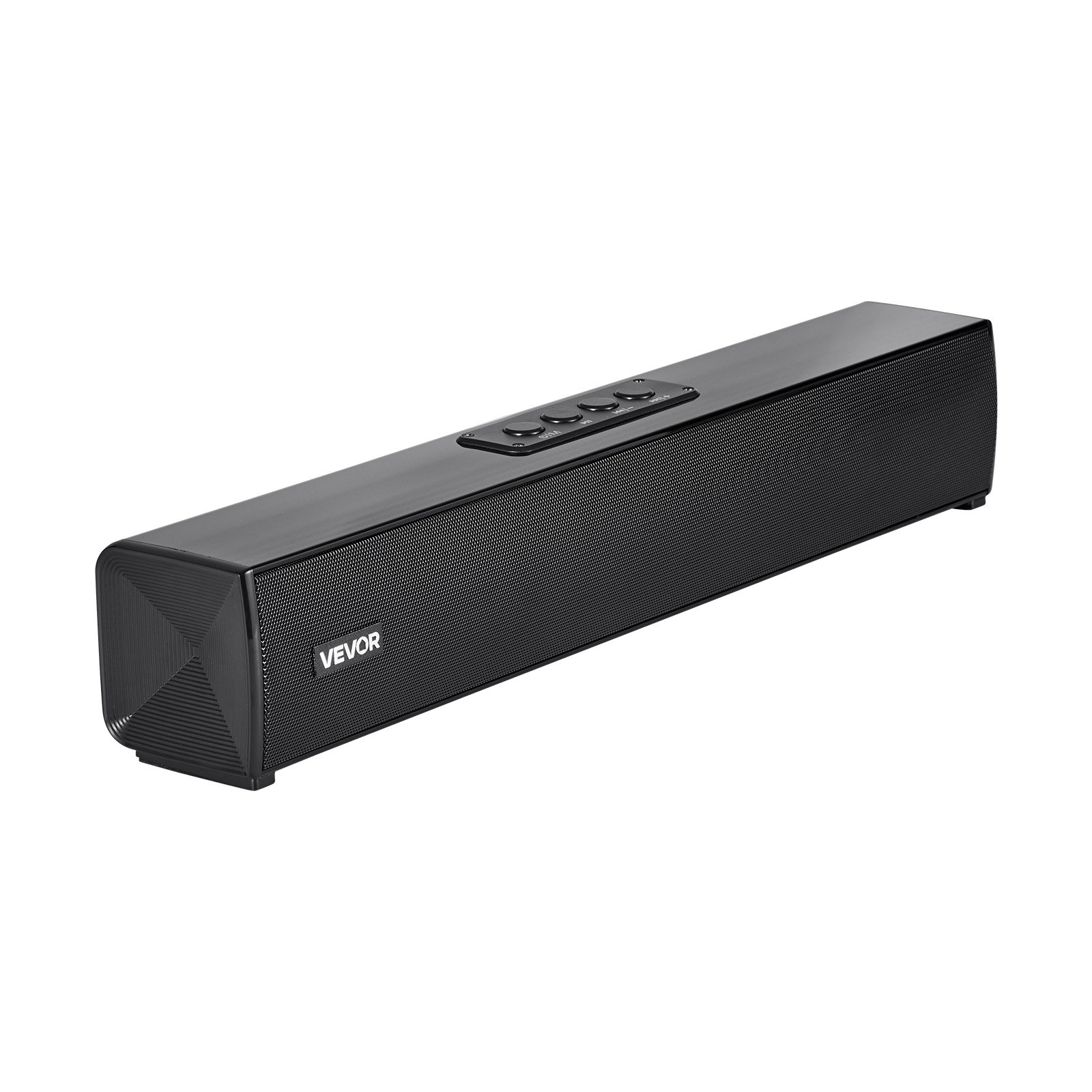 Start2Finish VEVOR 17-inch 2.0 channel soundbar with Bluetooth, remote, and 80W surround sound for TV, projector, or PC audio.