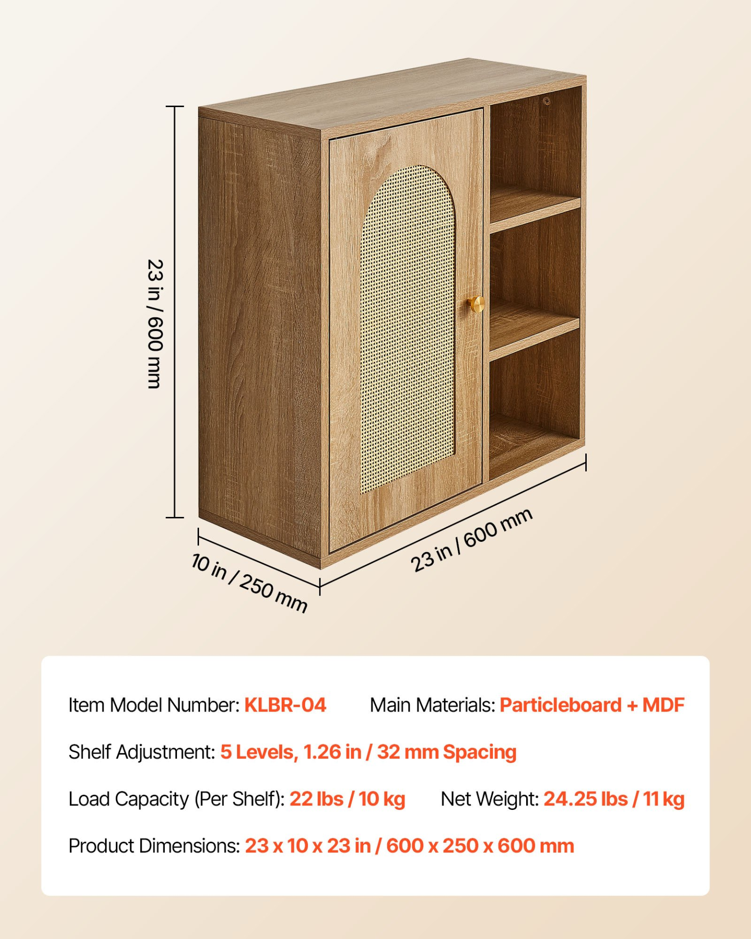 Start2Finish VEVOR bathroom wall cabinet with adjustable shelves, door, and hanging storage for bathroom, laundry, or kitchen use.