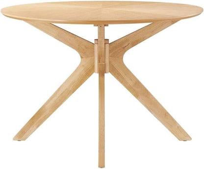 Crossroads 71 Inch Oak Oval Dining Table Mid Century