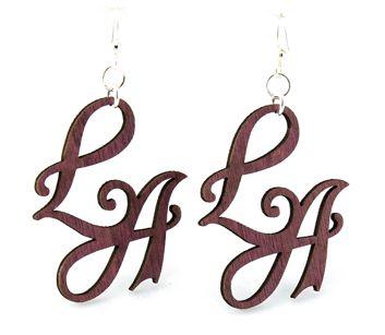Red Sunflower Los Angeles Earrings featuring vibrant floral design and gold-tone hooks, perfect for stylish accessories.