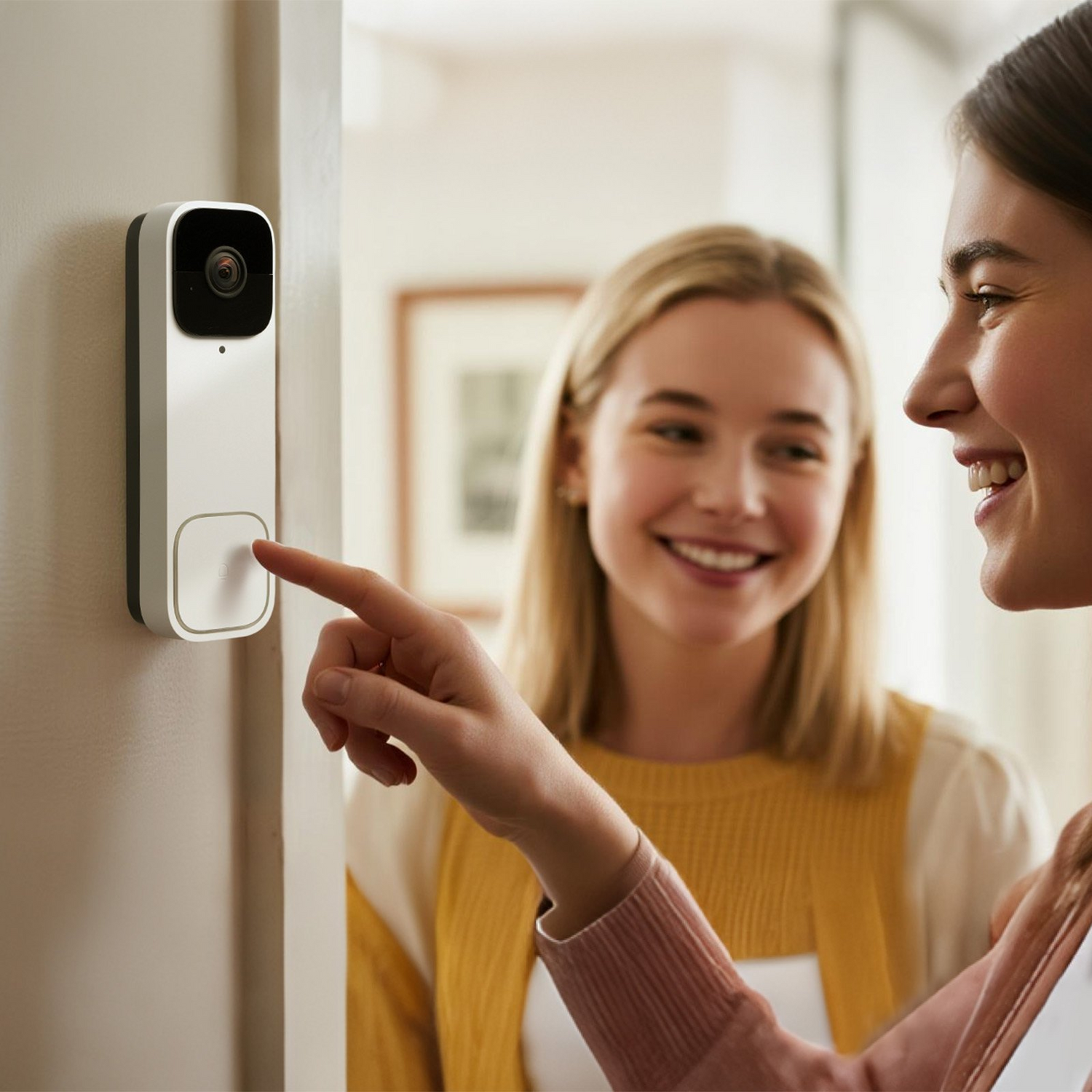 Start2Finish VEVOR Video Doorbell with 2K wireless camera, 170° view, 2-way audio, motion detection, night vision, and cloud storage