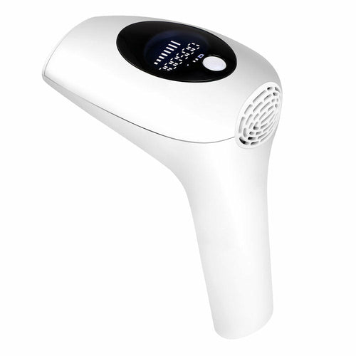 Maroon Asteria hair removal laser epilator for permanent hair reduction, featuring a sleek handheld photoepilator device for smooth skin.