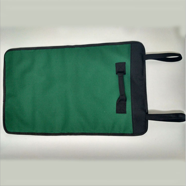 Maroon Asteria portable multifunctional reel type hardware tool bag in tote style, designed for organizing tools and accessories.