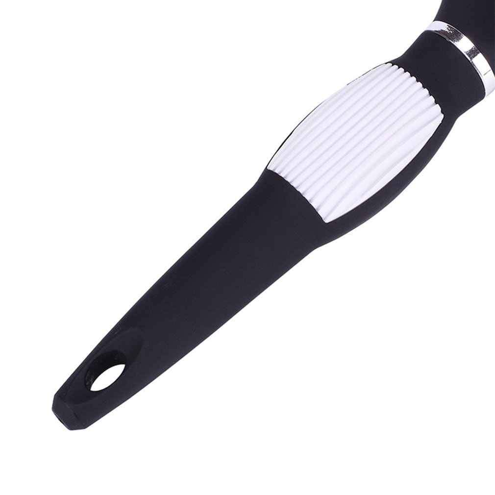 Maroon Asteria fluffy large curved wide-tooth anti-slip hair comb with soft bristles for gentle detangling and styling.