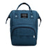 Carmine Juneberry ActiveMom Urban Diaper Backpack by ALLFASHION™ with anti-theft design, featuring multiple compartments and adjustable straps.