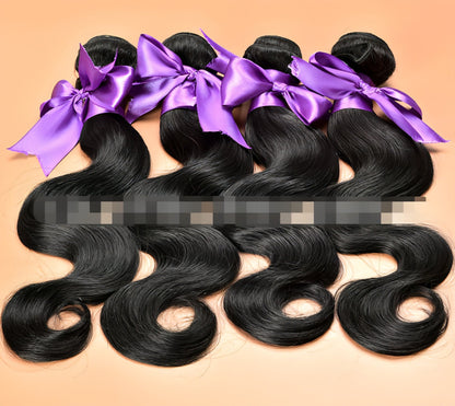 Carmine Juneberry LuxeWave real hair wig styled with waves, showcasing natural-looking hair extensions for a luxurious hair look.