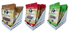 Assorted Craft Pork Jerky Collection by Start2Finish with 24 bags, showcasing different flavors in colorful packaging.