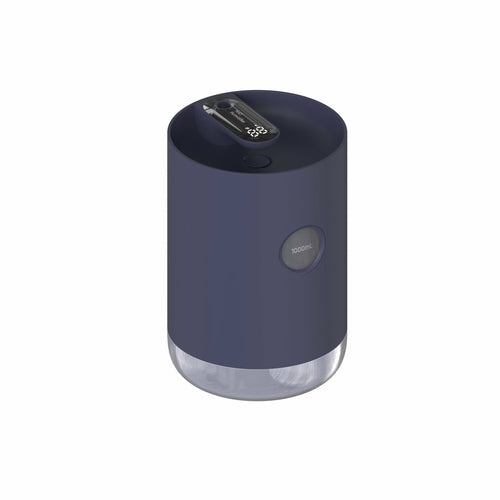 Maroon Asteria portable wireless USB water mist diffuser humidifier for home, showing compact design and water reservoir.