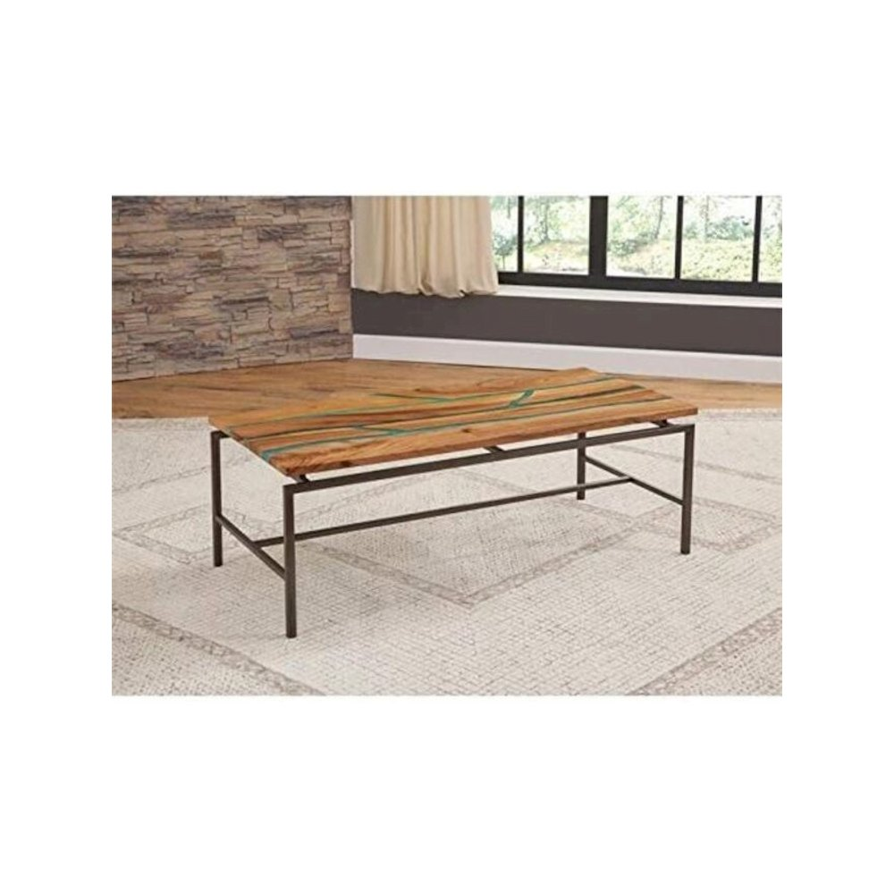 Start2Finish Tamra 3-piece occasional table set with round wooden tabletops and sleek metal legs, modern furniture for living spaces.