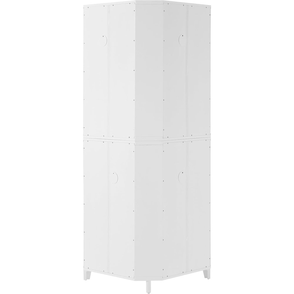 Start2Finish Roarke corner kitchen storage pantry cabinet with shelves and doors, designed for efficient kitchen organization.