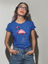 Pink Flamingo T-shirt by Start2Finish featuring a colorful flamingo graphic on soft apparel fabric.