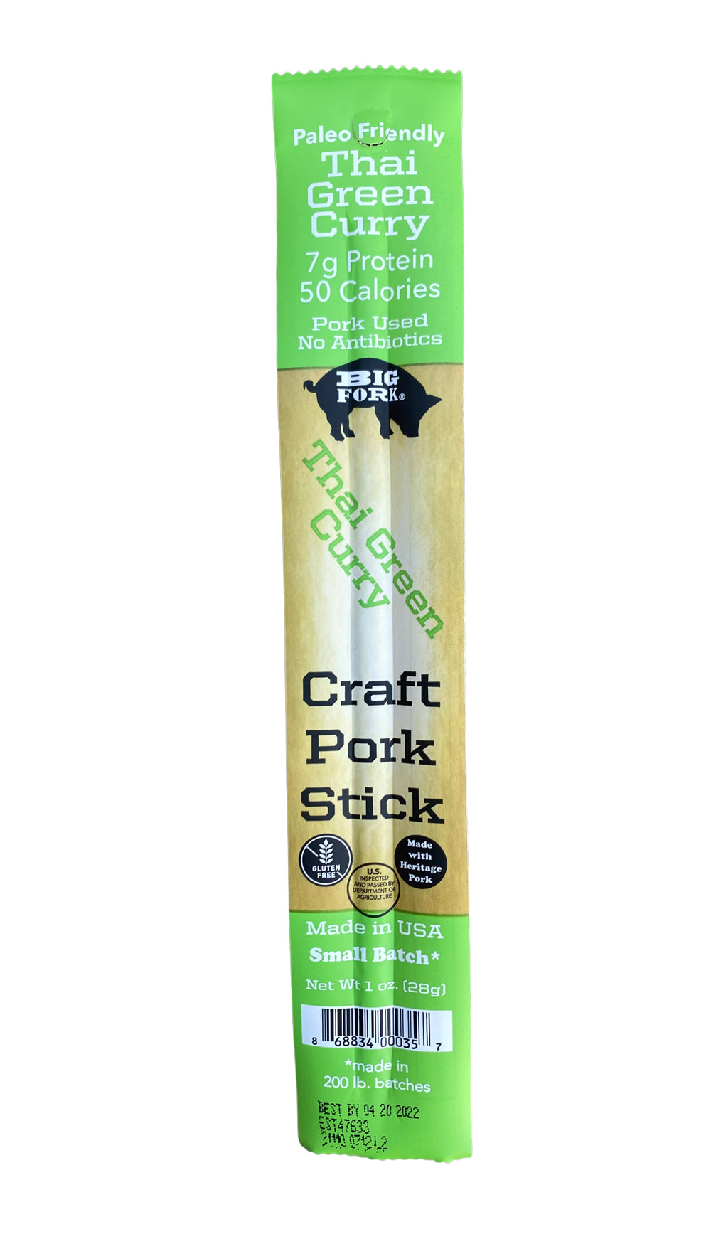 Start2Finish Craft Pork Snack Stick Collection featuring 60 savory pork snack sticks arranged in a clear container.